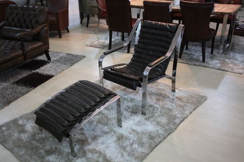 Arm Chair with Stainless Steel Frame