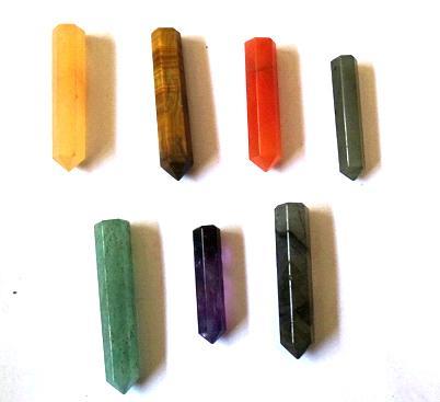 Mix Gemstone Single Terminated Pencils