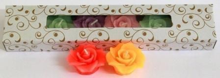 Aroma Small Floating Rose Candles