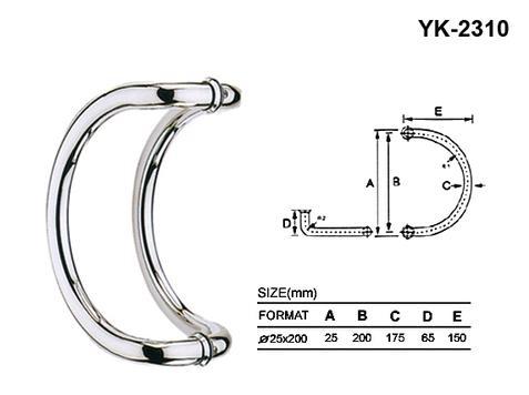 Stainless Steel Glass Door Handle