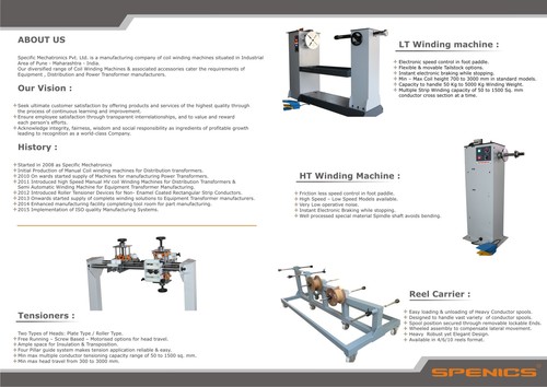 Industrial Hv Coil Winding Machine