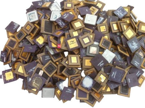 Used CPU Scrap - Metal Material, Good Purity | Ideal for Recycling Purposes