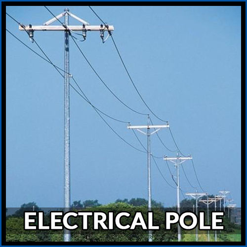 Hot Dip Galvanization Electrical Poles