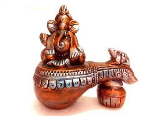 Handcrafted Terracotta Home Decor Ganesha on SITAR Most Exclusive And Unique