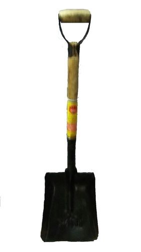 Square Mouth Shovel With Wooden Handle