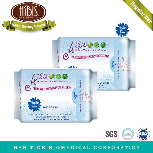 HIBIS Herbal Sanitary Napkins-Ultra Thin Regular