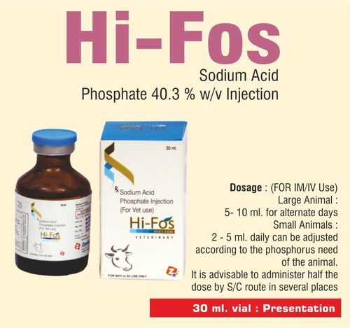 Liquid Sodium Acid Phosphate Injection 30Ml at Best Price in Ambala |  Zenley Animal Health