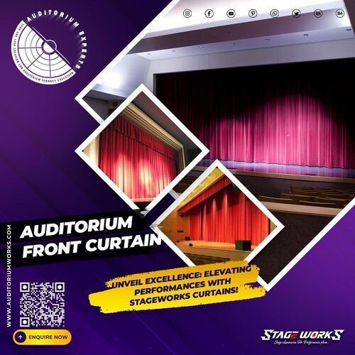 Auditorium Automated Stage Front Curtain