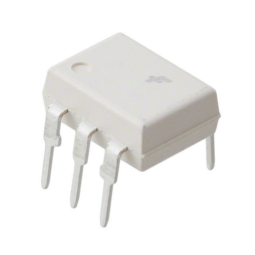4N33 Optocoupler - DIP-6, Forward Current 60 mA, 1 Channel Photodarlington, Isolation Voltage 5300 Vrms, Color: White, - Operating Temp -55 to +100 C
