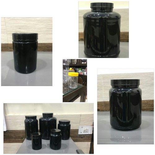 Plastic  Food Supplement Jars