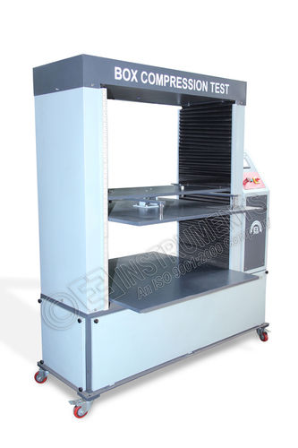 Digital Corrugated Box Compression Testing Machine - Color: Combination Of D.A. Grey & White Colour