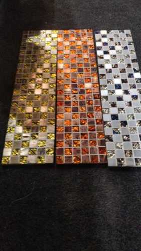 Golden Glass Mosaic Wall Tiles