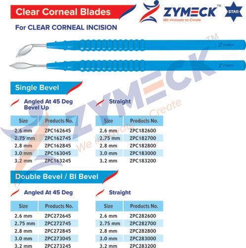 Clear Corneal Blades - Plus Series