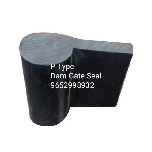 Black P Type Dam Gate Seals Hardness: 65 Shore A