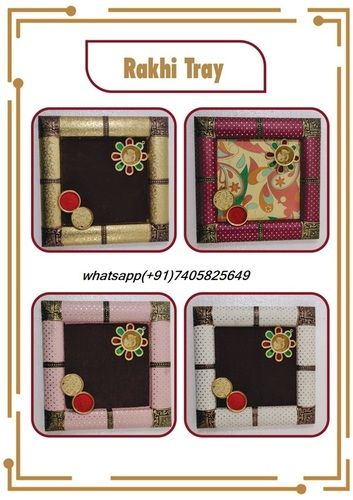 Attractive Decorative Rakhi Plate