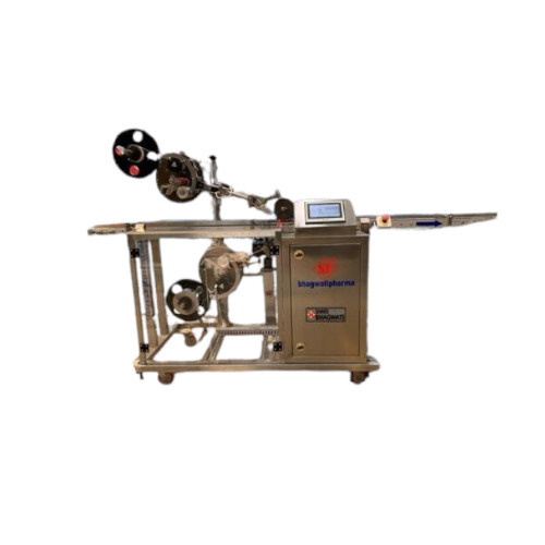 टॉप और बॉटम लेबलर मशीन सटीकता: +/- 0.5 मिमी मिमी