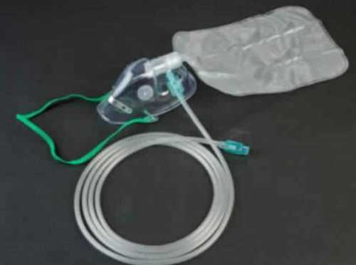 Pvc High Concentration Oxygen Mask Adult And Paedistric