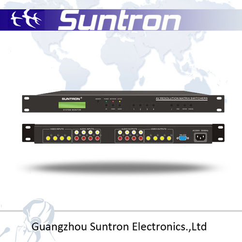  स्टेनलेस स्टील प्रोफेशनल Av मैट्रिक्स स्विचर 