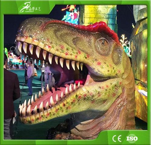 Kawah Mechanical Robotic Vivid Dinosaur T-rex Head