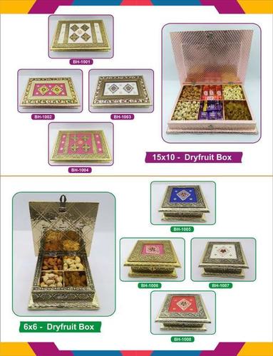 All Meenakari Dry Fruit Box