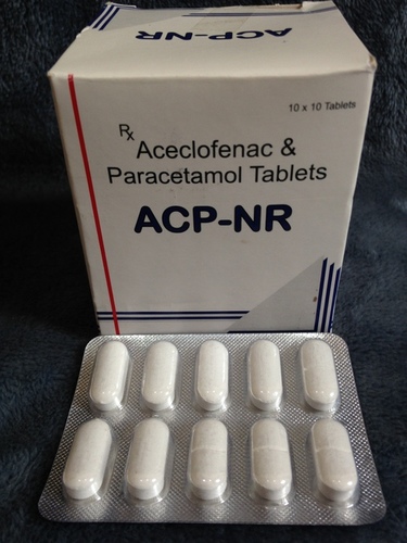 एसिक्लोफेनाक और पेरासिटामोल टैबलेट (Acp-Nr) आयु वर्ग: वयस्क