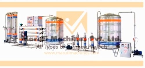 Semi Automatic Industrial Mineral Water Plant