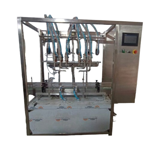 Automatic Six Head Liquid Filling Machine For Bottles - Capacity: 5000 Liter/Day