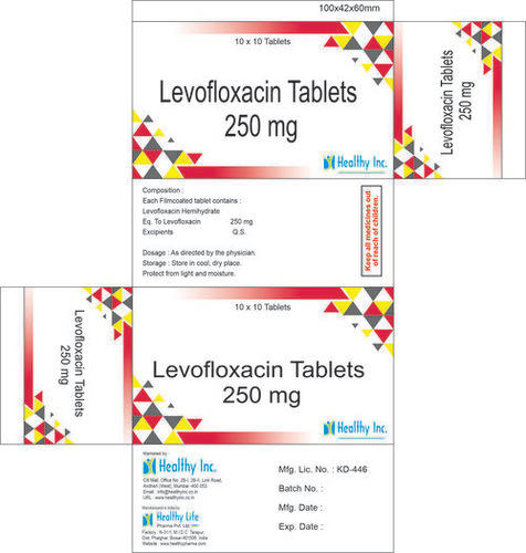 Levofloxacin Tablets - Extended Release, Sugar Coated and Film Coated Formulations | Broad Spectrum Antibacterial Action, Available in Multiple Dosage Combinations