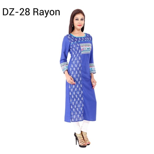 DZ 28 Rayon Kurti