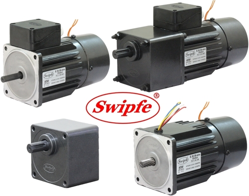 25 Watt Em Brake Geared Motor - Color: Black