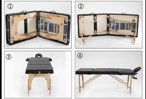 Wooden Aluminium Hijama Massage Bed
