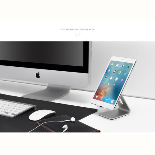 Universal Solid Aluminum Alloy Metal Mobile Phone Desktop Holder Cradle