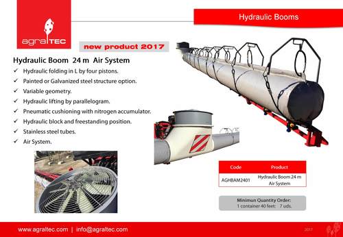 Hydraulic Boom Sprayer 24m Air System