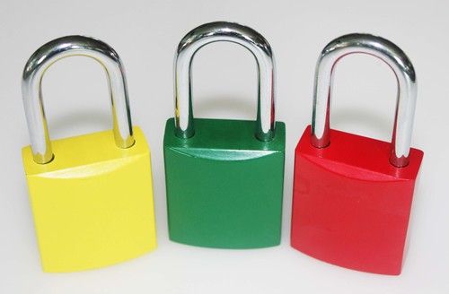 Colorful Alumnium Body Firm Safety Padlock Beautiful Tightly