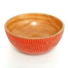 Wooden Carved Bowl