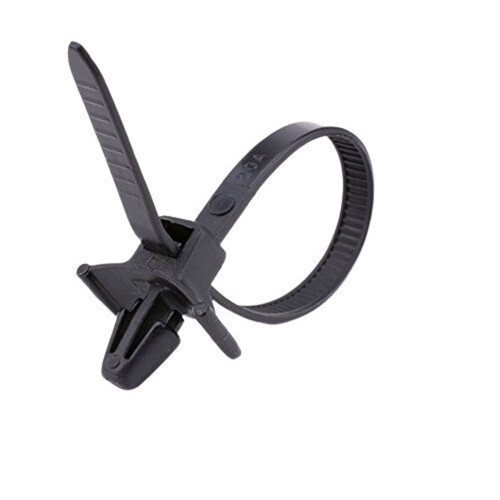 Nylon 66 Push Mount Cable Tie - Size: Different Sizes Available