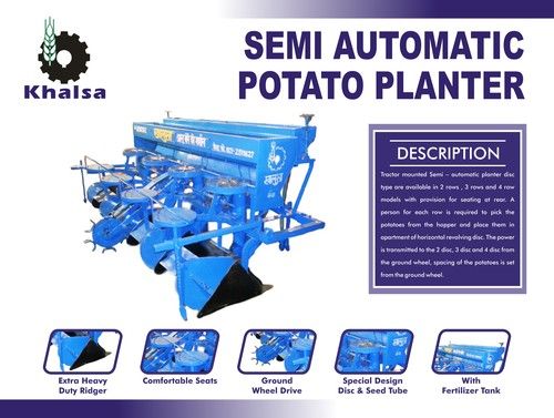 Potato Planter Disc Type