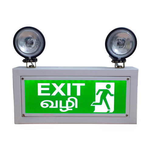 Industrial Emergency Light Exit Sign