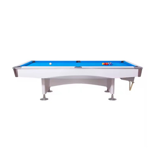 American 8 Ball Tournament Pool Table - Surface Color: Sky Blue