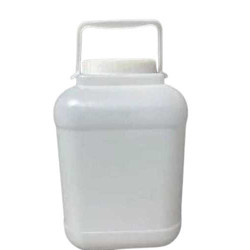 Leak Proof Plain White 5 Kg Plastic Jar