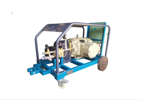 High Pressure Water Jet Cleaning System - Color: Blue And Grey