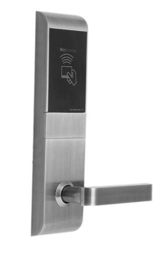 Chrome Sato (Basic Euro) Electronic Guest Room Lock For Hotels