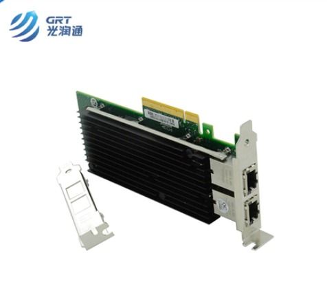 PCIe 10G 2-Port RJ45 Intel X540 Fibre Optic NIC Network Card for Server Switch