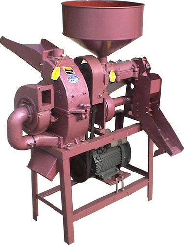 Single Phase Electrical Rice Mill Machinery with Rice Hulling and Grinding Function