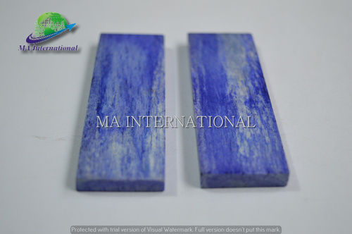 Dyed Stabilized Bone Knife Handle Scale