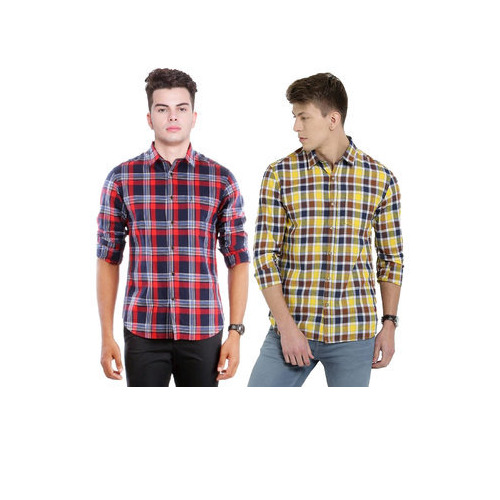 Mens Checks Shirts - Length: As Per Waist Size  Centimeter (Cm)