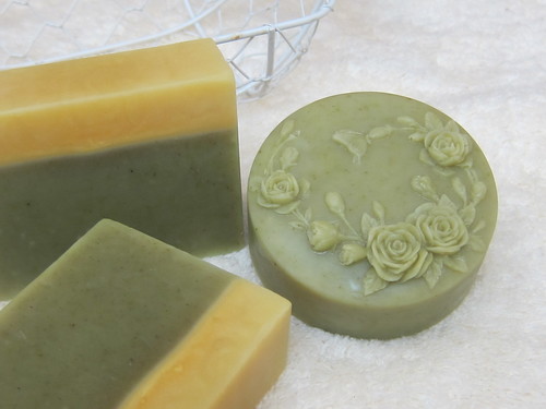 Green Herbal Handmade Soap