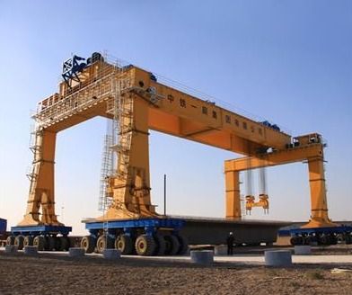 Customized Bridge Girder Rubber Tired Gantry Crane