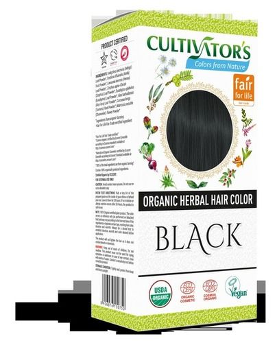 Black Organic Herbal Hair Color