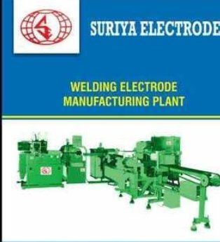 Pink & Sea Green Welding Electrode Making Machine